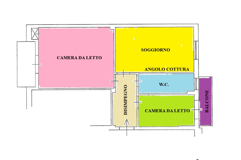 PLANIMETERIA Roma, Pigneto – Via Roberto Sanseverino